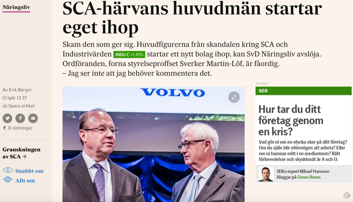 Artikeln på nliv.se.